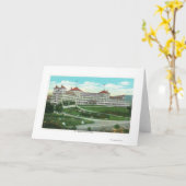 Mt.ワシントン州のホテルのクローズアップの外観 カード (黄色い花)