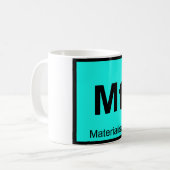 Mt - 唯物論 哲学 化学 シンボル コーヒーマグカップ (正面左)