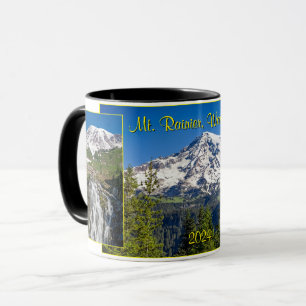 Mt. 威厳のある Rainier, Washington州，お土産 マグカップ