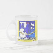 MT – 微生物学 – 医療技術者 フロストグラスマグカップ (左)