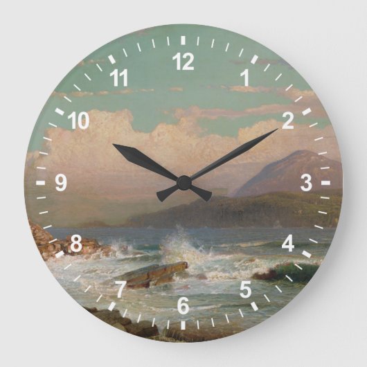 Mt.砂漠、メイン ラージ壁時計 (正面)