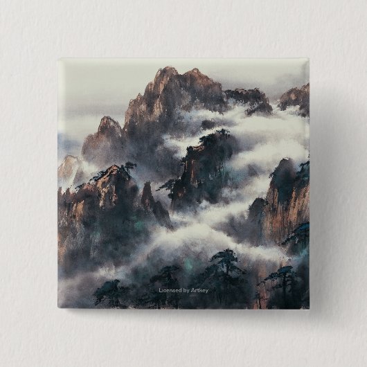 MT.黄のシャン語 缶バッジ (正面)