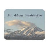 Mt. Adams, Washington with Cloud Photo マグネット (横)