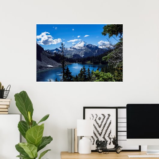 Mt Baker Summit – キャンバス印刷 ポスター (ホームオフィス)