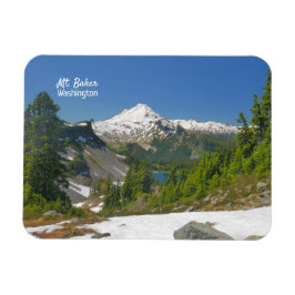 Mt. Baker Washingtonフレキシブルフォトマグネット マグネット