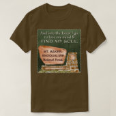 Mt BakerSnoqualmie National Forest GGGG Tシャツ (デザイン正面)