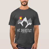 Mt Bierstadt Hiking Colorado Mountain Men Tシャツ (正面)