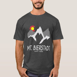 Mt Bierstadt Hiking Colorado Mountain Men Tシャツ