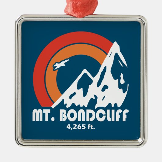 Mt.Bondcliff New Hampshireサンイーグル メタルオーナメント (正面)