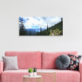 Mt Brownのマクドナルド湖 – Glacier National Park キャンバスプリント (インサイチュ (リビング))