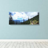 Mt Brownのマクドナルド湖 – Glacier National Park キャンバスプリント (インサイチュ (ウッドフロア))