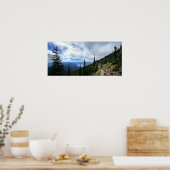 Mt Brownのマクドナルド湖 – Glacier National Park ポスター (キッチン)