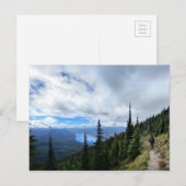 Mt Brownのマクドナルド湖 – Glacier National Park ポストカード (正面/裏面)