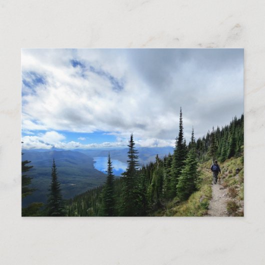 Mt Brownのマクドナルド湖 – Glacier National Park ポストカード (正面)