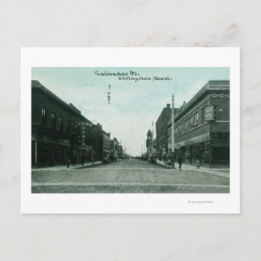 MT Callender StreetLivingstonのビュー ポストカード (正面)