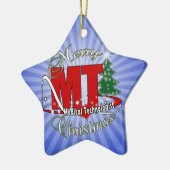 MT CHRISTMAS MEDICAL TECHNOLOGIES LAB セラミックオーナメント (左)