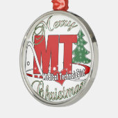 MT CHRISTMAS MEDICAL TECHNOLOGIES LAB メタルオーナメント (左)