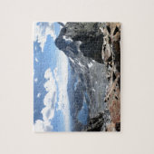 Mt Davisから1000島の湖とバナーのピーク ジグソーパズル (縦)