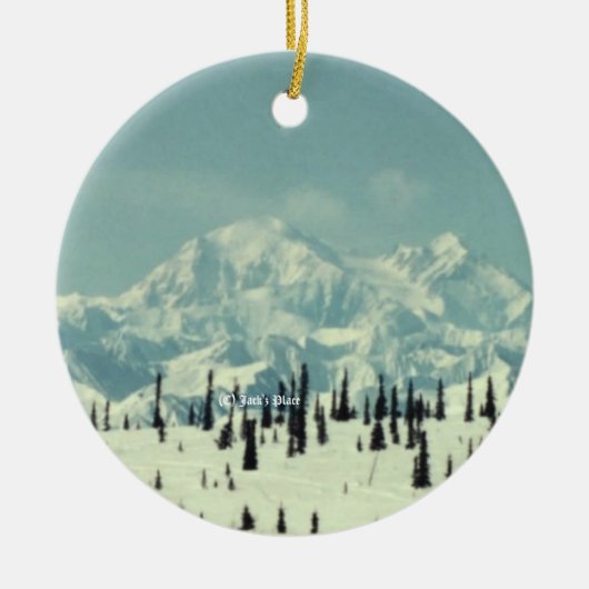 Mt. Denali 01 セラミックオーナメント (正面)