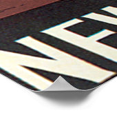 Mt. Egmontニュージーランドヴィンテージ旅行ポスター ポスター (角)