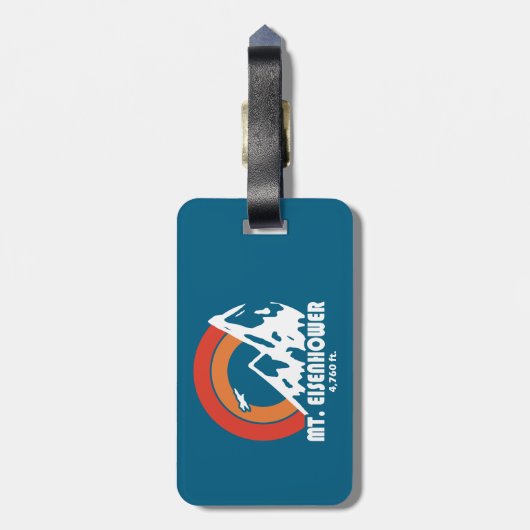 Mt. Eisenhower New Hampshire Sun Eagle ラゲッジタグ (裏面縦)