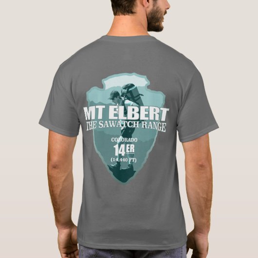 Mt Elbert (arrowhead T) Tシャツ (裏面)