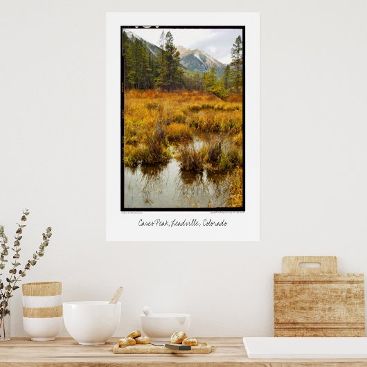 Mt. Elbert & Casco Peak, Leadville, Colorado ポスター (キッチン)