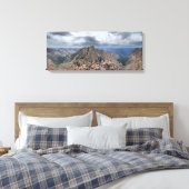 Mt Eolus and the Catwalk – コロラド州シカゴ盆地 キャンバスプリント (インサイチュ (寝室))