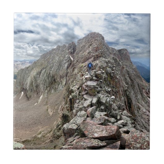 Mt Eolus Catwalk – シカゴ盆地 – コロラド タイル (正面)