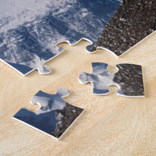 Mt. Everest | Tibet, China ジグソーパズル (側面)