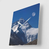 Mt. Everest | Tibet, China スクエア壁時計 (傾斜)