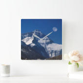 Mt. Everest | Tibet, China スクエア壁時計 (ホーム)