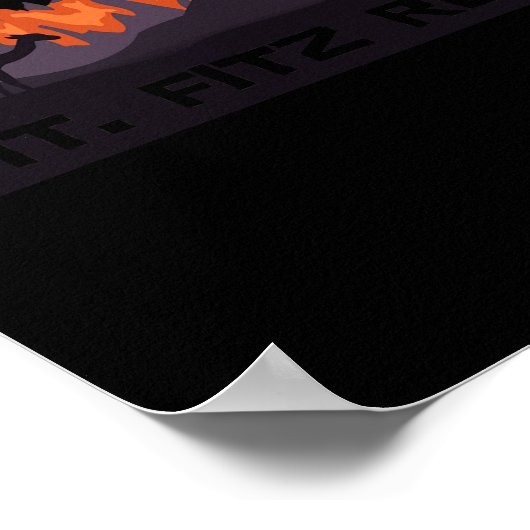 Mt. Fitz Roy Mountain Range  ポスター (角)