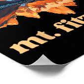 Mt. Fitz Roy Mountains And Laguna Capri  ポスター (角)