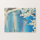 Mt Fuji After Snow Hasui Kawase shin hanga winter ジグソーパズル (横)