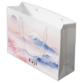 Mt. Fuji & Cherry Blossoms Elegant ラージペーパーバッグ (裏面アングル)
