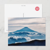"Mt. Fuji from South Alps"(南アルプスからの富士山)日本 景色 自然風景 ポストカード (正面/裏面)