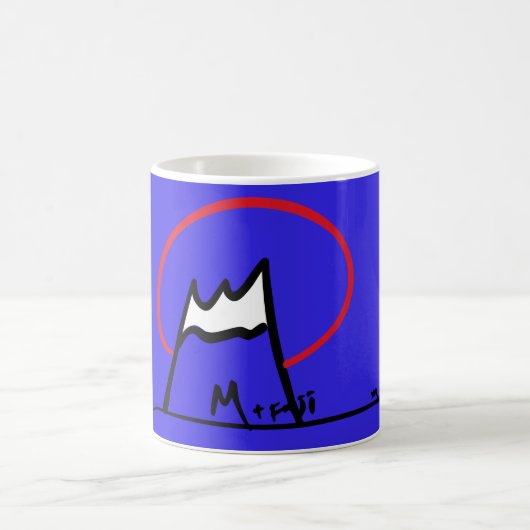 Mt.fuji japan コーヒーマグカップ (中央)