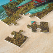 Mt. Fuji Japan Pagoda Photo ジグソーパズル (側面)