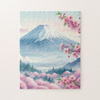 Mt. Fuji & Sakura – Spring Puzzle ジグソーパズル