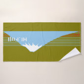 Mt.Fuji seen from southwest. バスタオル (バスタオル)