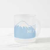 Mt.Fuji seen from southwest. フロストグラスマグカップ (正面右)