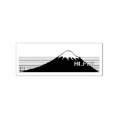 Mt.Fuji seen from southwest.  ラバースタンプ (インプリント)