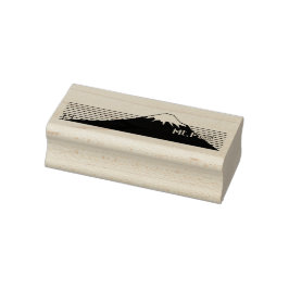 Mt.Fuji seen from southwest.  ラバースタンプ