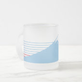 Mt. Fuji seen from the eastwest.  フロストグラスマグカップ (正面左)