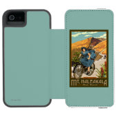 Mt. Haleakalaの自転車はハワイに乗ります Incipio iPhoneウォレットケース (フォリオオープン)