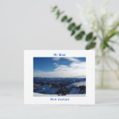 Mt Hutt，ニュージーランド ポストカード (スタンド正面)