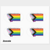 MT I信じ進行中 楕円形シール (シート)