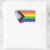 MT I信じ進行中 楕円形シール (バッグ)