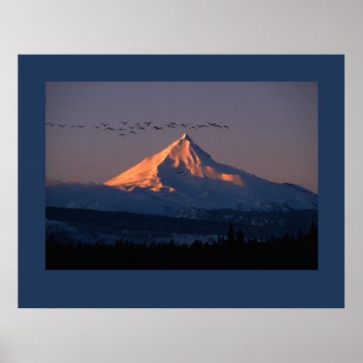 Mt. Jefferson, Oregon ポスター (正面)